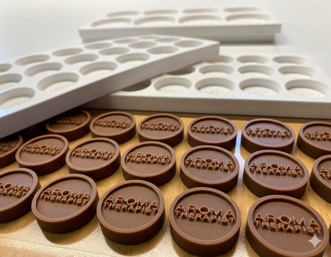 Food-Safe Personalized Silicone Mold for Custom Chocolate Cupcake Toppers - Customizable Name Cake Decor