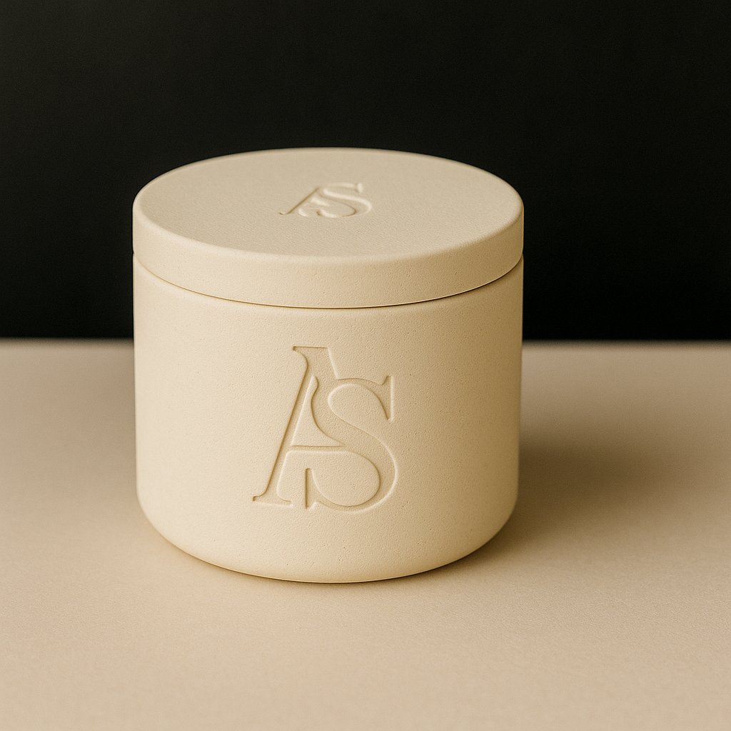 Custom Silicone Mold Set – Jar + Lid (Ø70x50mm) for Jesmonite,  Resin or Concrete