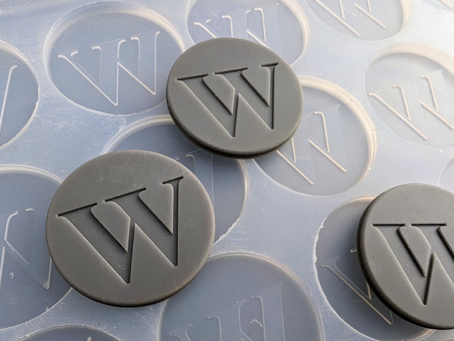 Custom silicone chocolate with personalized logo design