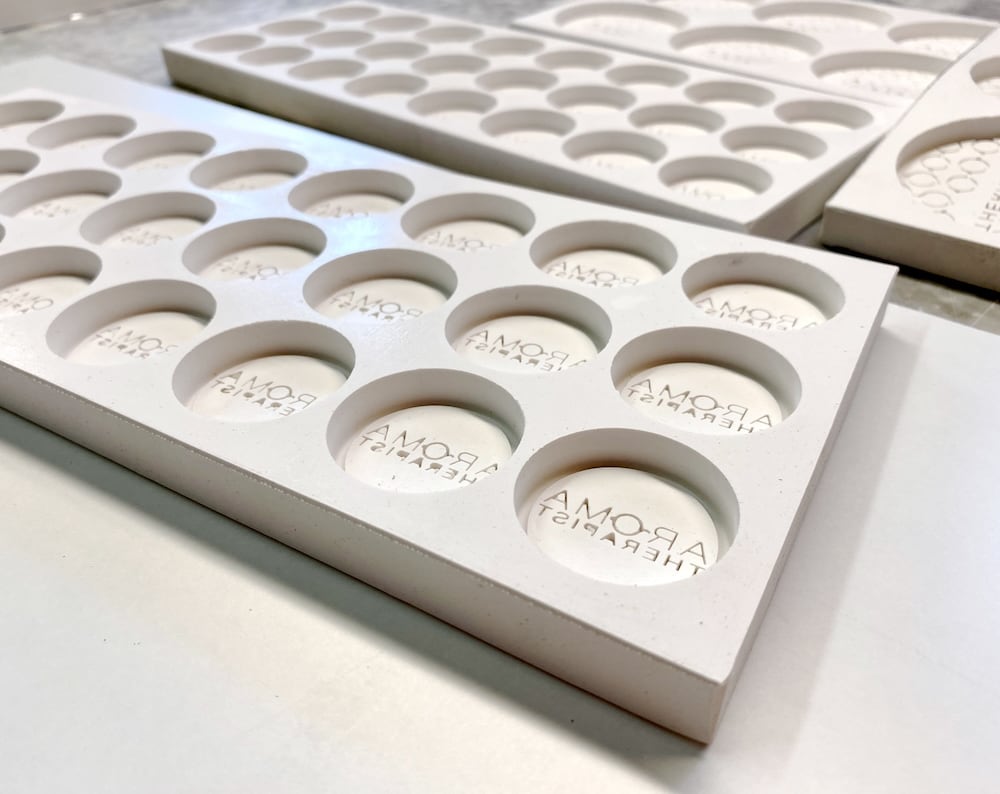 Custom Candy & Coin Mold – 24-Cavity Silicone Mold with Logo