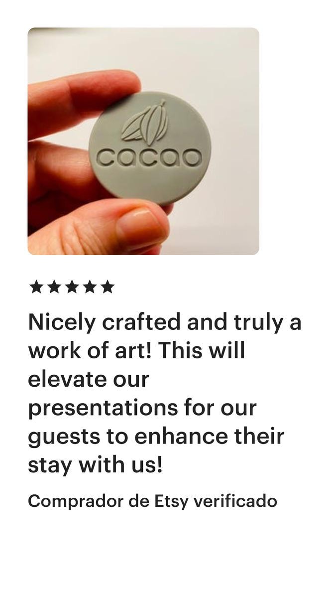 Custom Chocolate Mold Ø40 mm – Logo & Character Silhouette