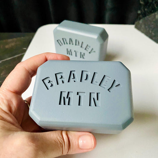Custom Soap Mold with Logo - Handcrafted Silicone Mold for Artisan Soap Making, 12 cavity, 89x64x33mm, Premium silicone, Mold to size