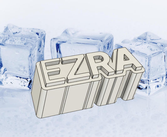 Custom Logo Ice Cube Mold | custom silicone molds | 12-Cavity Food-Grade Silicone for Branded Drinks & Desserts - Measuring 7 x 2.2 x 3 cm