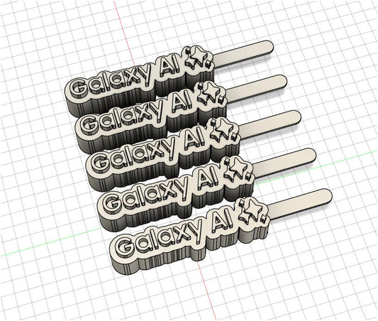 Custom Ice Cream Mold – 5 Cavities with Logo | Premium Silicone Popsicle Tray for Branding, Desserts, 5-cavity mold, 11,5x3x3cm