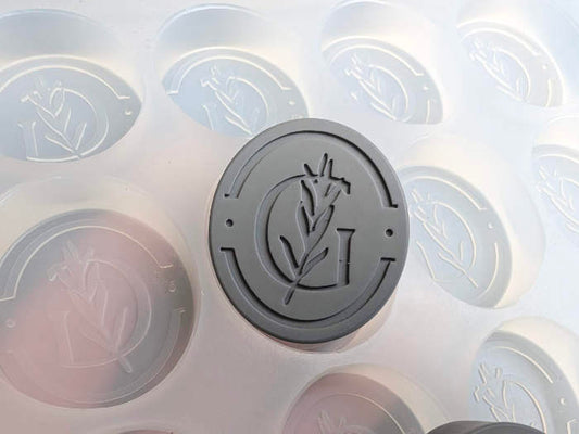 Custom Logo Silicone Mold for Butter and Chocolate, Food Grade Oval Mold, DIY Kitchen Tool
